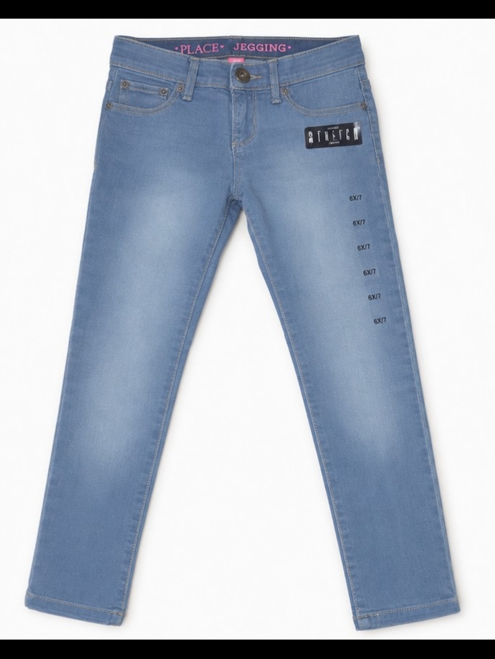NWT The Children’s Place Girls Stretch Super Denim Jeggings Size 6X/7